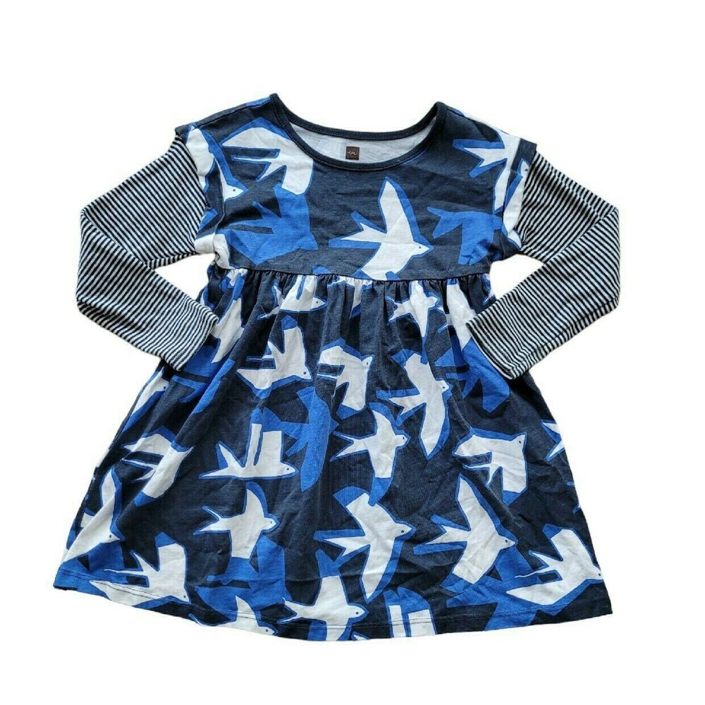 Tea Collection | Sea Bird Layered Dress | 4 Years